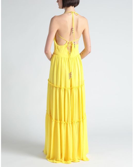 Vestido largo Hanita de color Yellow