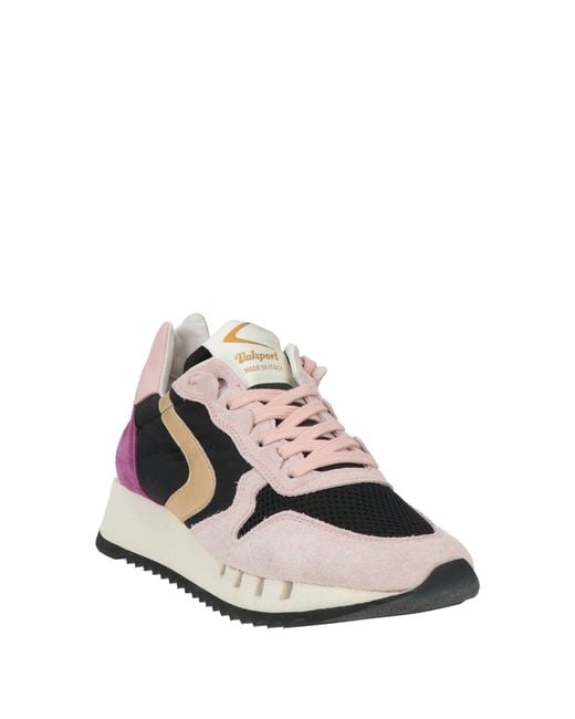 Valsport Pink Sneakers Leather, Textile Fibers