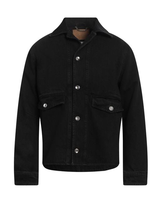 1989 STUDIO Black Denim Outerwear Cotton for men