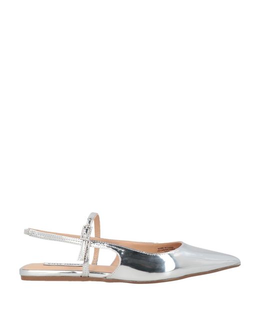 Steve Madden White Ballet Flats