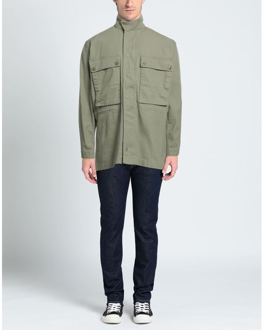 Nigel Cabourn Green Denim Outerwear for men