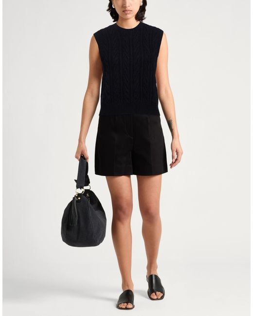 Agnona Black Sweater Cashmere, Metal