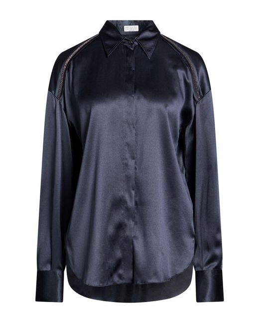 Brunello Cucinelli Blue Shirt