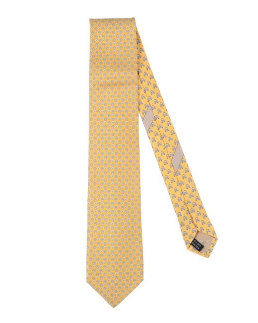 Nœuds papillon et cravates Ferragamo pour homme en coloris White