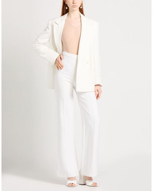 Alaïa White Bodysuit Polyamide, Elastane