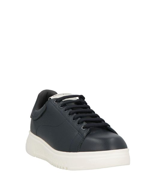 Emporio Armani Blue Sneakers for men
