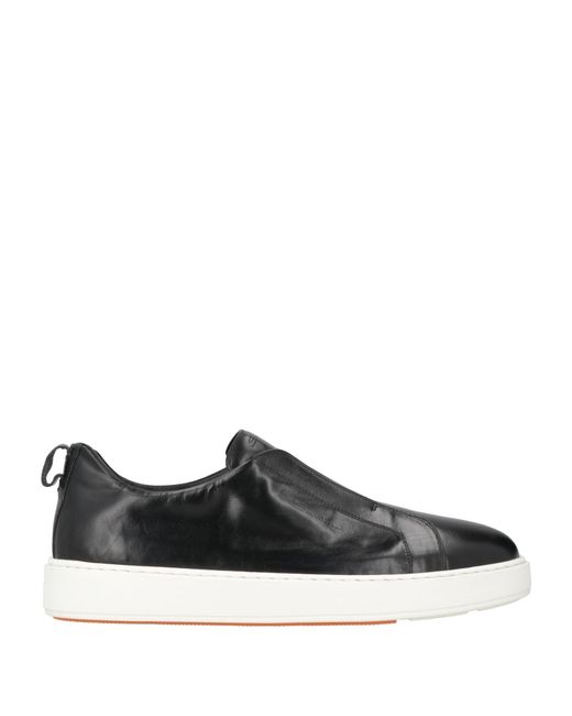 Santoni Black Sneakers for men
