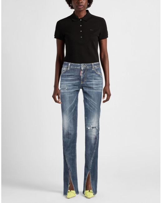 DSquared² Blue Jeans Cotton, Elastomultiester, Elastane