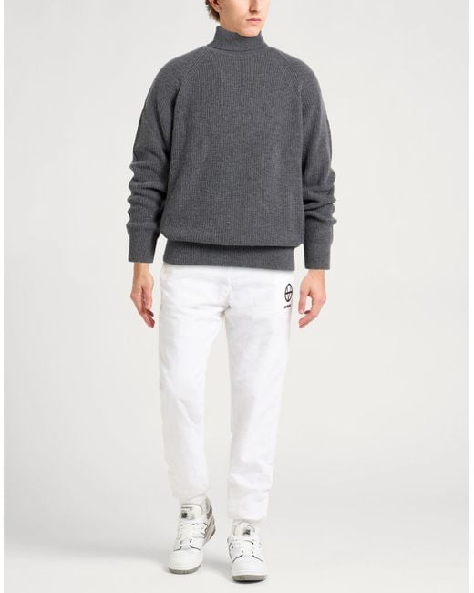 Manuel Ritz Gray Turtlenecks for men