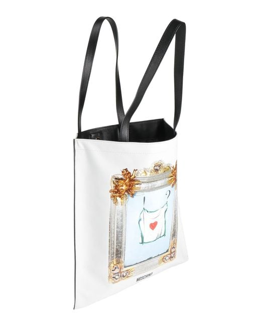 Moschino White Shoulder Bag