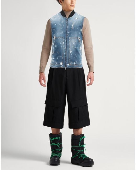 DSquared² Blue Denim Outerwear for men