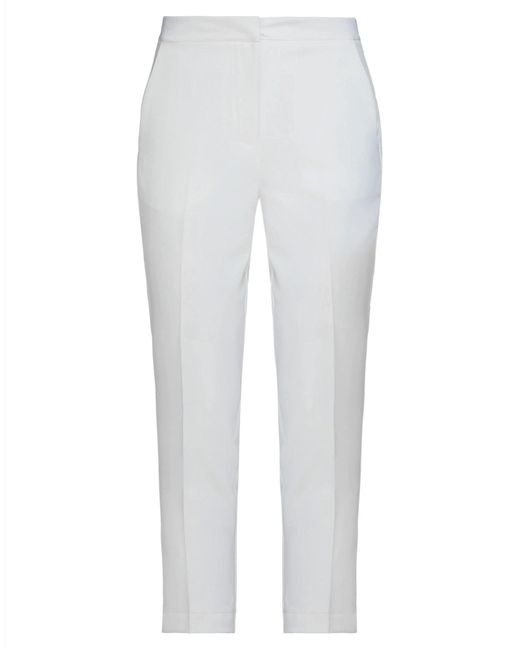 Dixie White Pants Polyester, Elastane