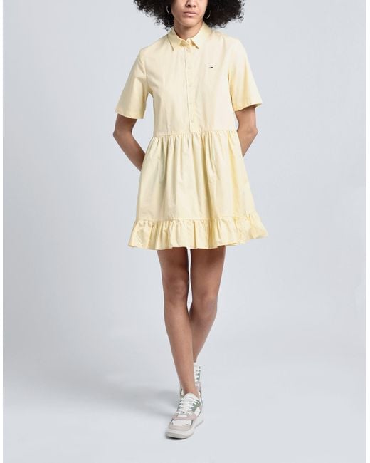 Tommy Hilfiger Yellow Mini-Kleid