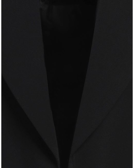 DIVEDIVINE Black Blazer Polyester, Elastane