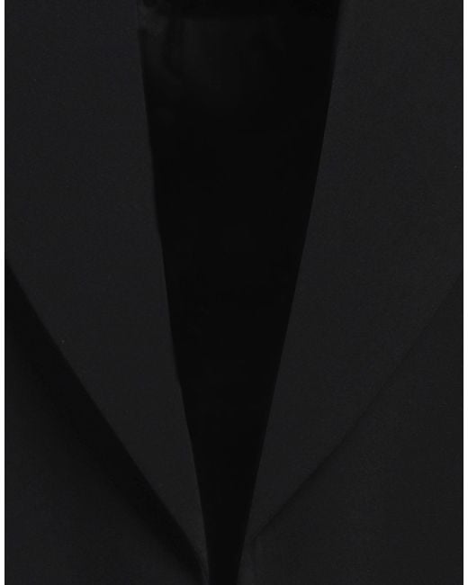 DIVEDIVINE Black Blazer Polyester, Elastane
