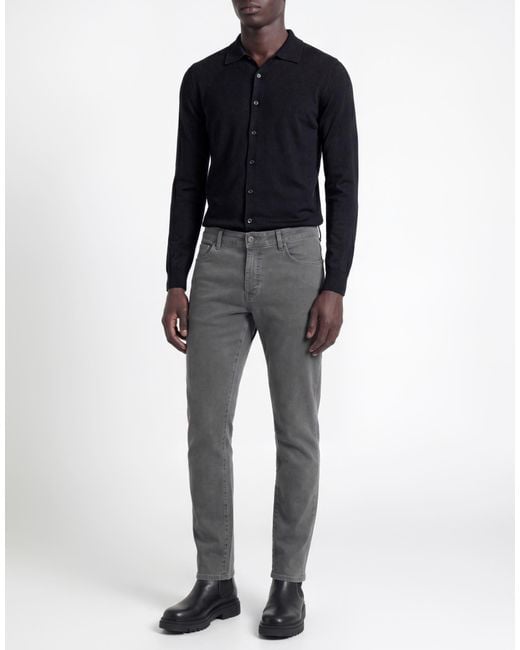Liu Jo Gray Jeans Cotton, Elastane for men