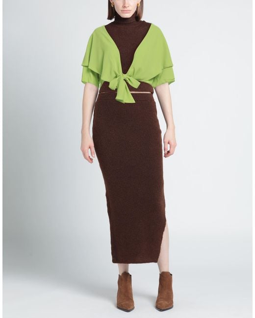 Clips Green Wrap Cardigans Polyester