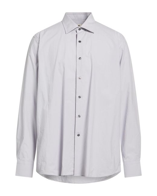Bagutta White Light Shirt Cotton for men