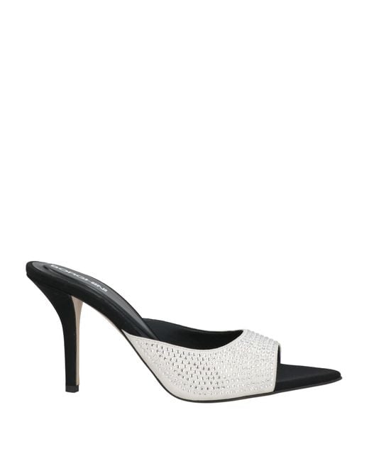 Gia Borghini Gray Sandals Leather