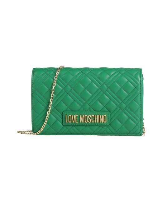 Love Moschino Green Cross-Body Bags