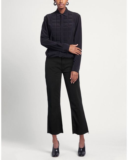 CYCLE Black Pants Cotton, Elastomultiester, Elastane