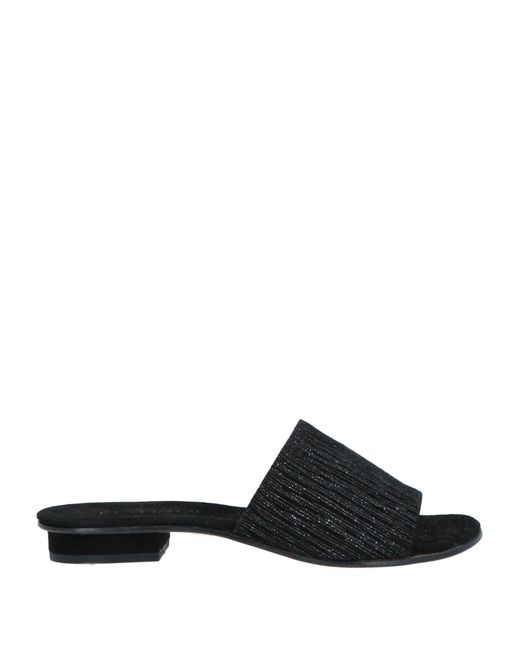 Peserico Black Sandals