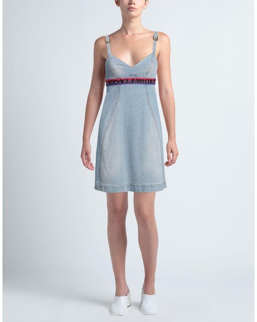 Versace Jeans Couture Blue Mini Dress