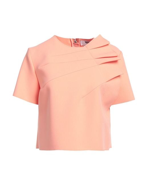 MSGM Pink Top Polyester, Viscose, Elastane