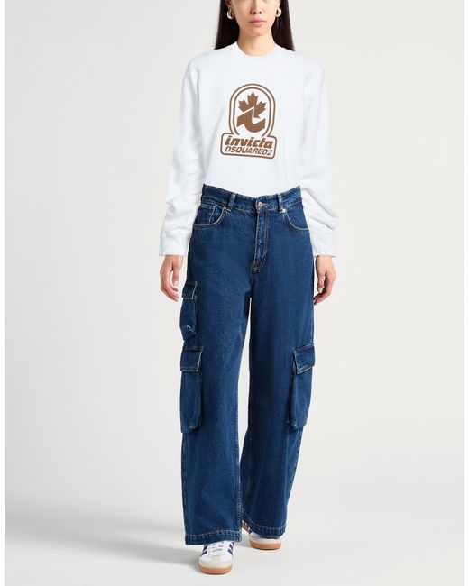 Sudadera INVICTA x DSQUARED2 de color White