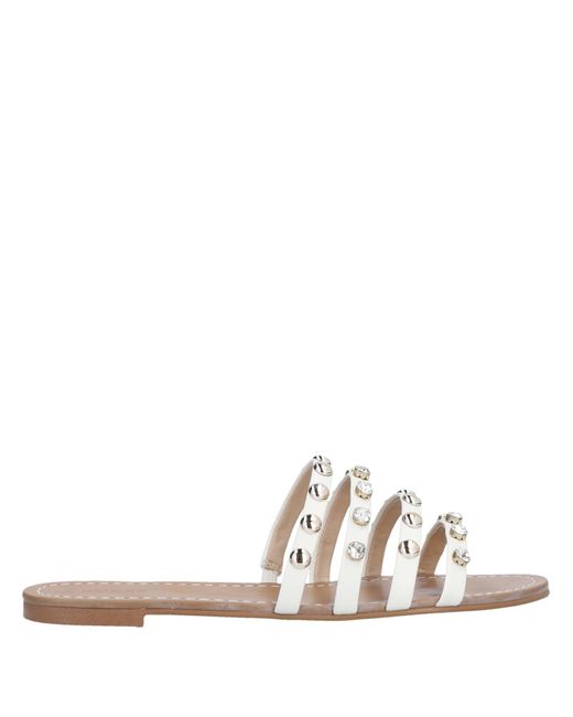 Sandalias Guess de color Blanco - Lyst