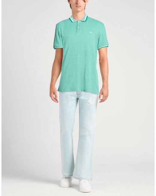 Harmont & Blaine Green Polo Shirt for men