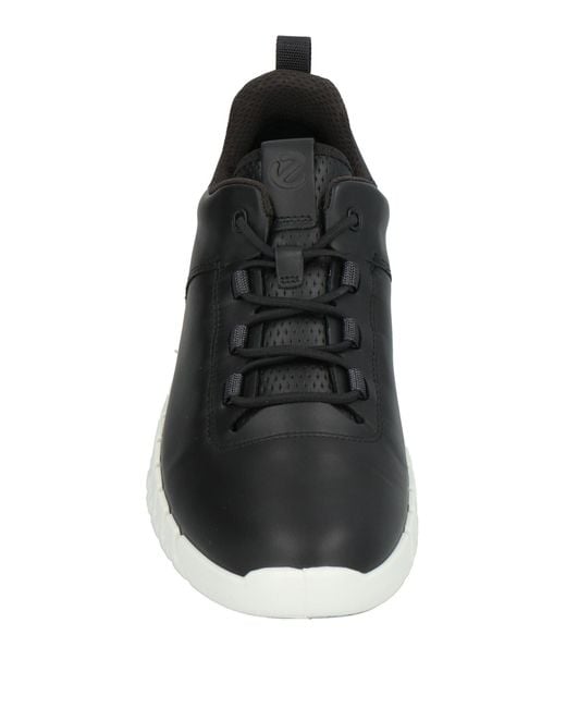 Ecco Black Sneakers Leather for men