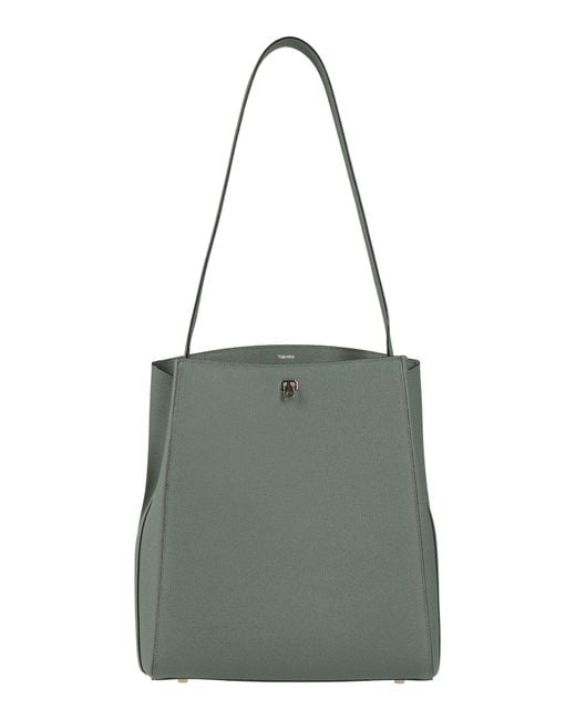 Valextra Gray Shoulder Bag