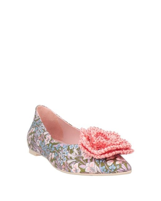 Ras Pink Ballet Flats