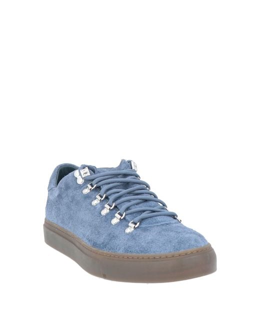 Diemme Blue Marostica Low Sneakers Leather for men