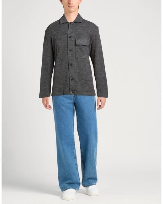Barena Gray Shirt Polyamide, Acrylic, Wool, Elastane for men