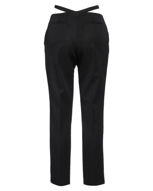 The Attico Black Pants Virgin Wool