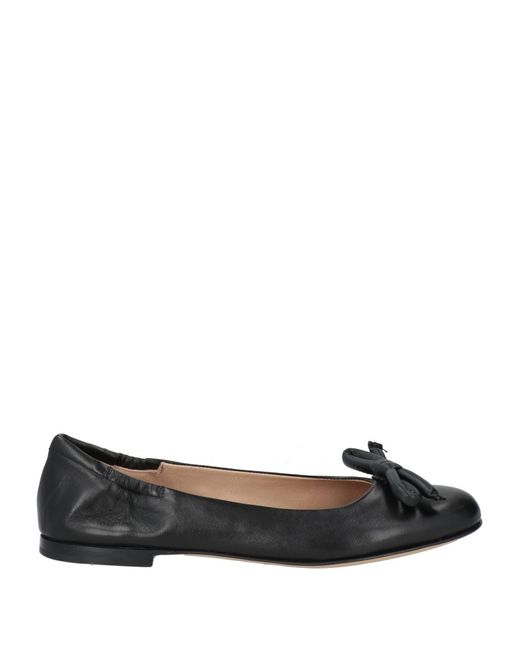 Pomme D'or Black Ballet Flats