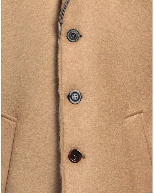 Bob Natural Sand Coat Polyester, Polyacrylic, Wool, Elastane for men