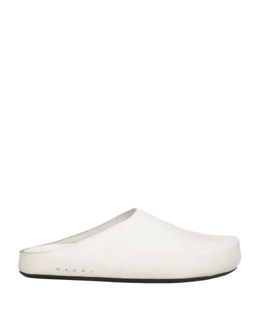 Marni Mules & Clogs in White für Herren