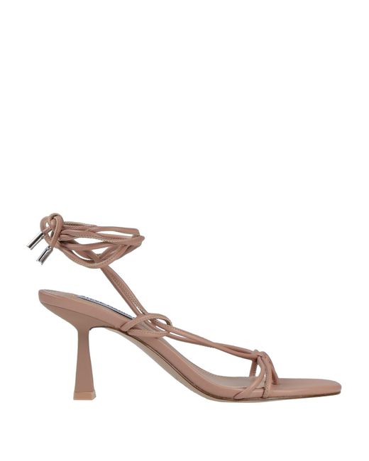 pink toe post sandals