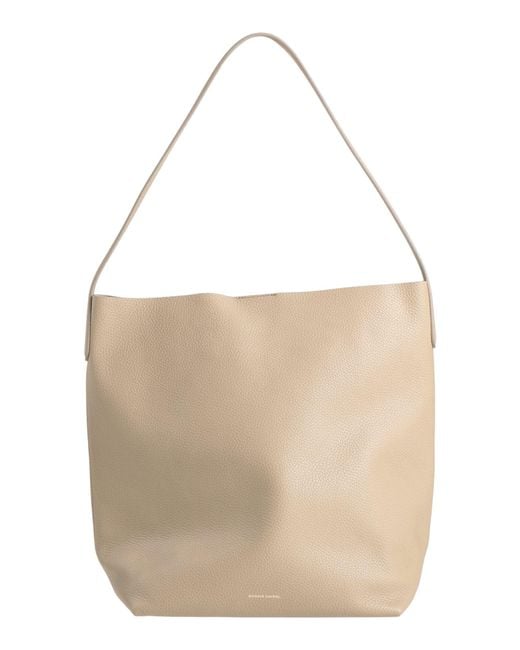 Mansur Gavriel Natural Shoulder Bags
