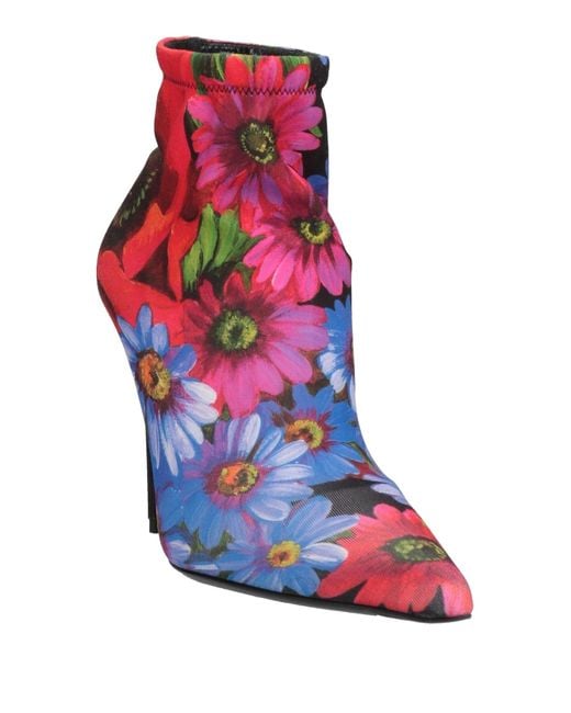 Dolce & Gabbana Blue Ankle Boots