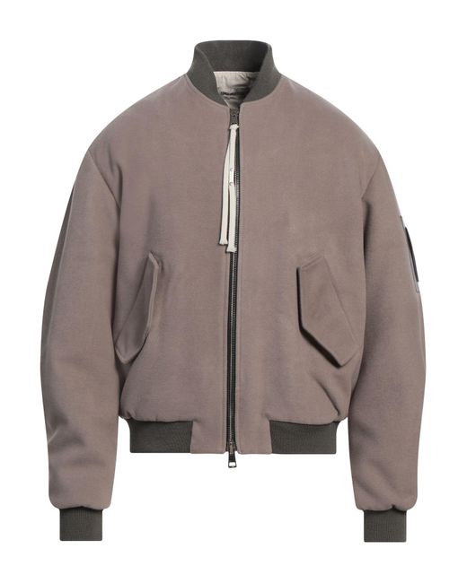 State of Order Brown Jacket Polyester, Viscose, Elastane for men