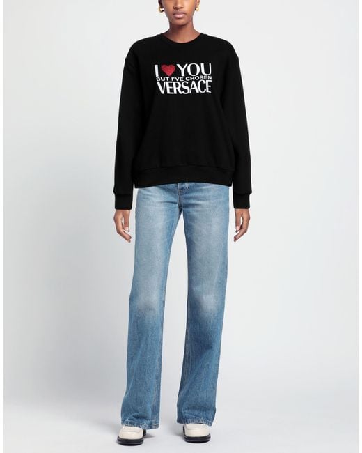 Sweatshirts Versace de color Black