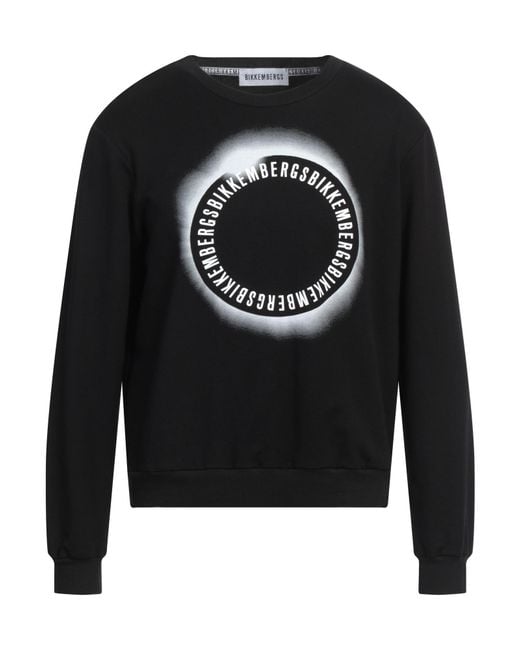 Bikkembergs Black Sweatshirt Cotton for men