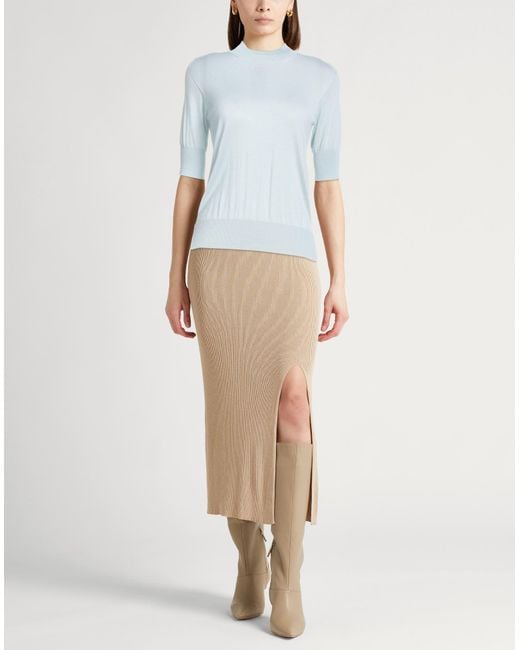 Jil Sander Blue Turtleneck