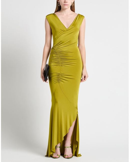 La Petite Robe Di Chiara Boni Yellow Maxi Dress Viscose, Elastane