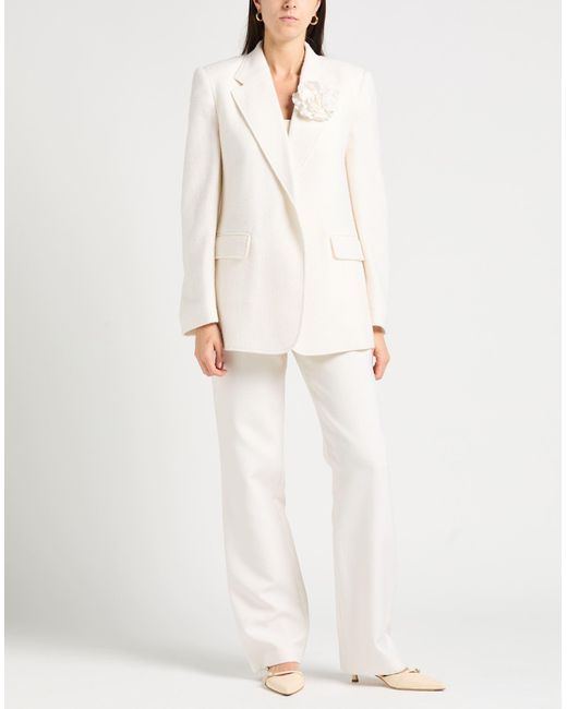 Chloé White Blazer Virgin Wool, Cashmere