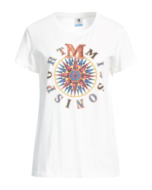 M Missoni White Missoni T-Shirt Cotton